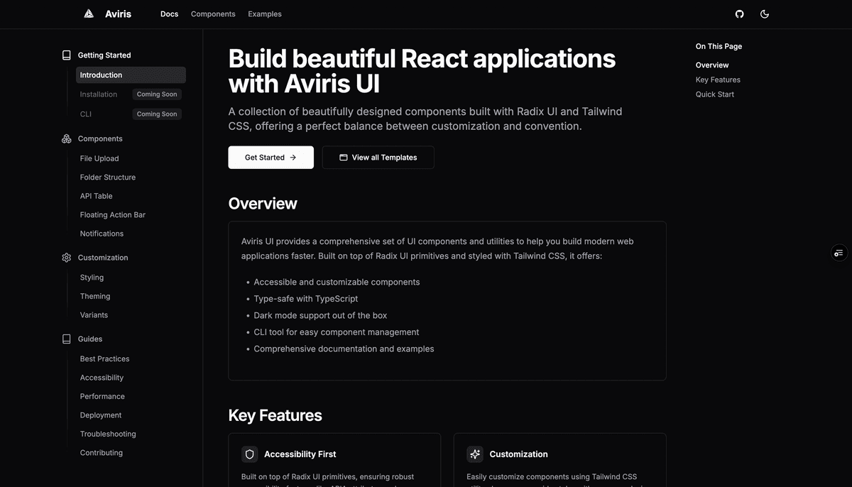 Aviris UI - Building a comprehensive React component ecosystem